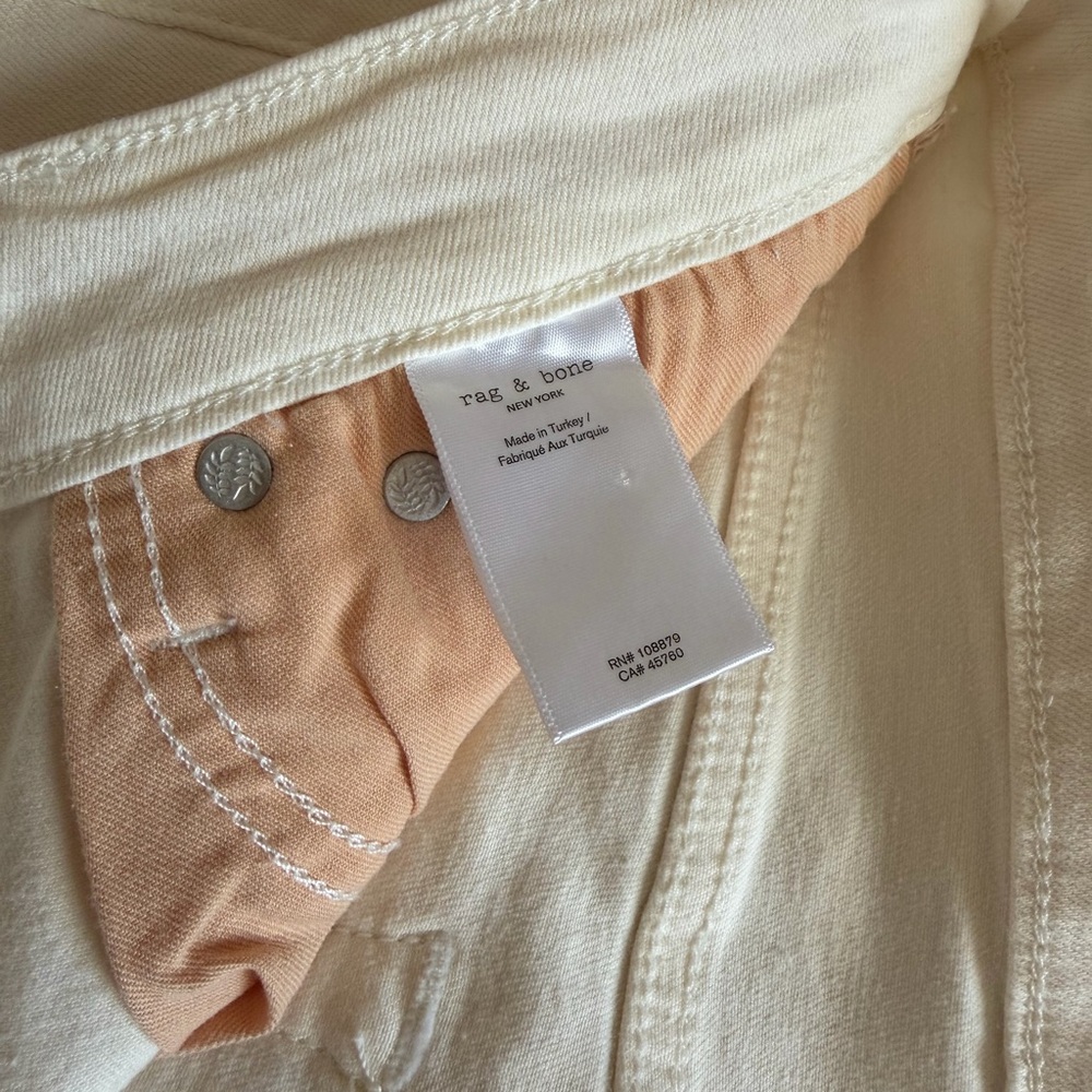 rag & bone Off-White Flare Jeans - Picture 5 of 12